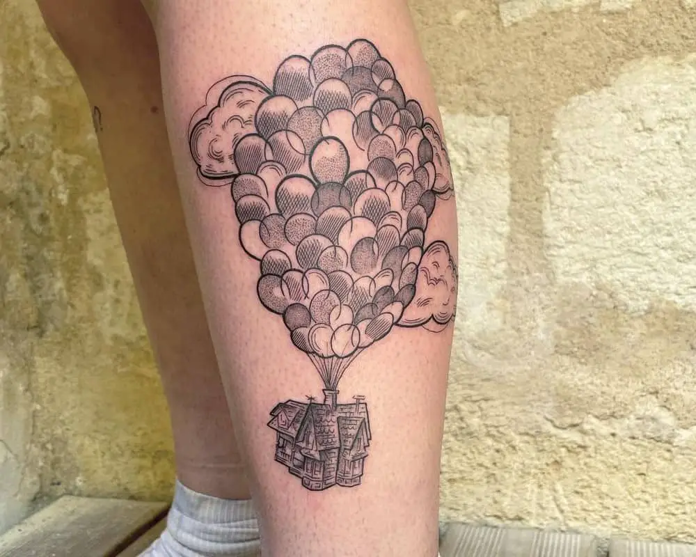 balloon house tattoo