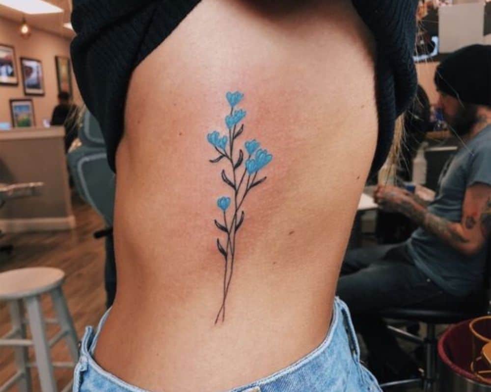 tattoo with flowers