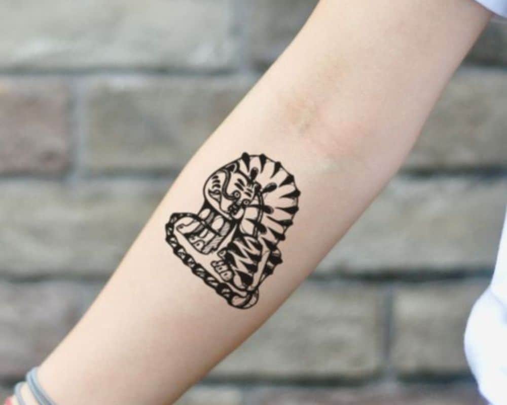 tattoo Korean tiger color
