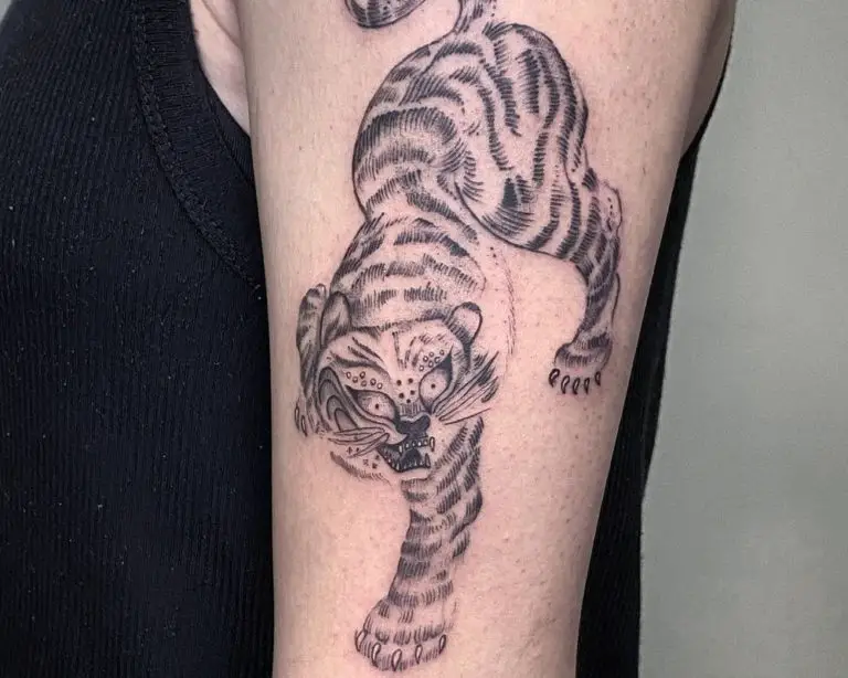 Korean Tiger tattoo meaning and ideas in 2024