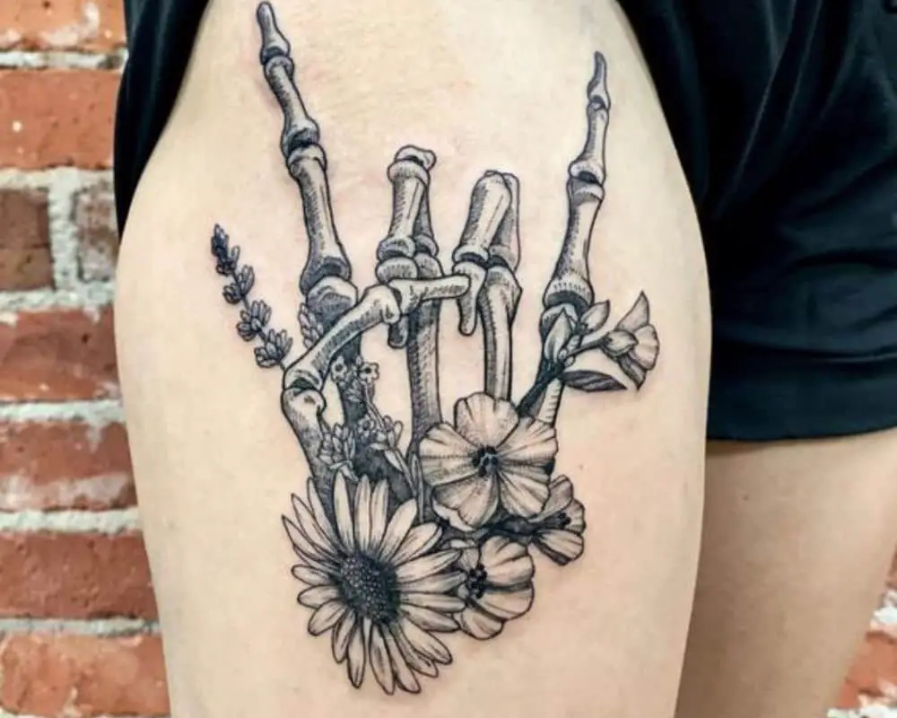 Rock Hand Tattoo Meaning