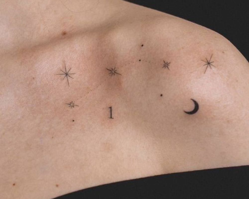dots and stars constellations