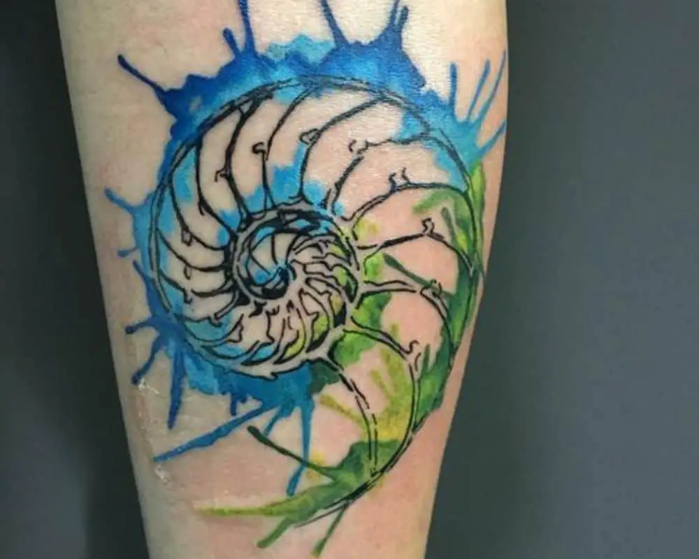 snail tattoo