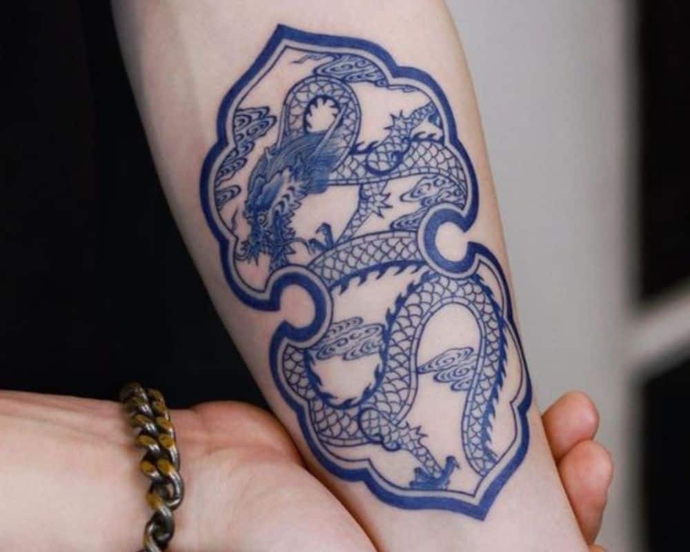 tattoo with a dragon