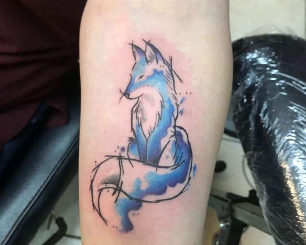 tattoo with a fox