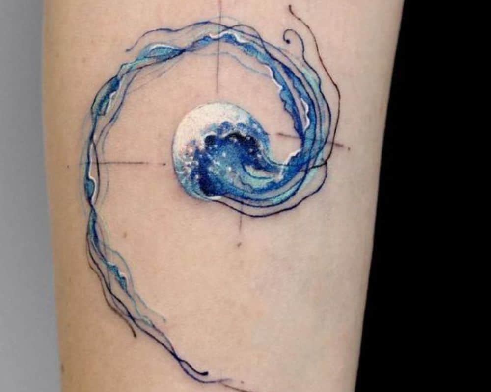 tattoo with a jellyfish