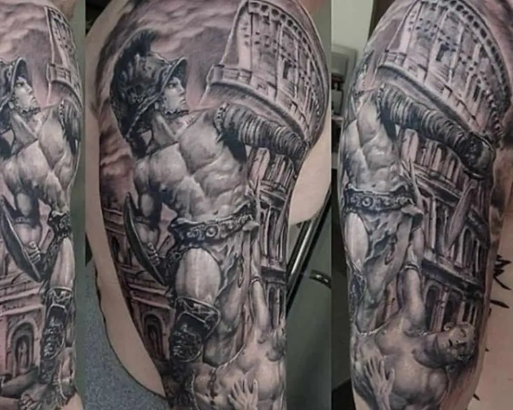 gladiator is beautiful tattoos