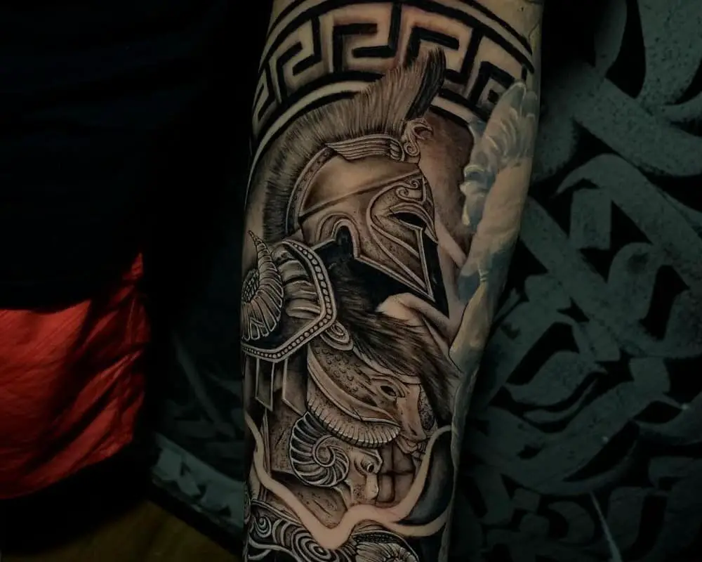 tattoo sketch gladiator