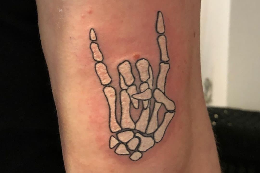 Rock Hand Tattoo Meaning and Ideas