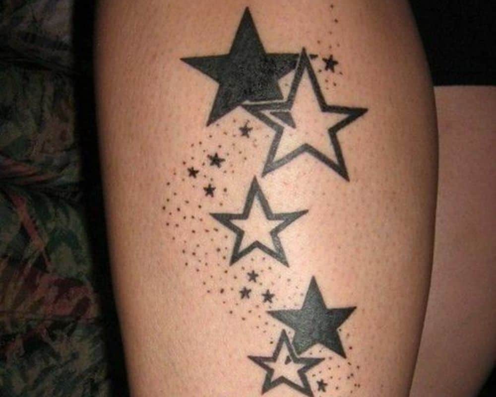 tattoo of stars sketch