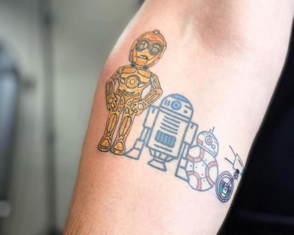 Star Wars Couples tattoo  Mini tattoos Tattoo designs Tattoos