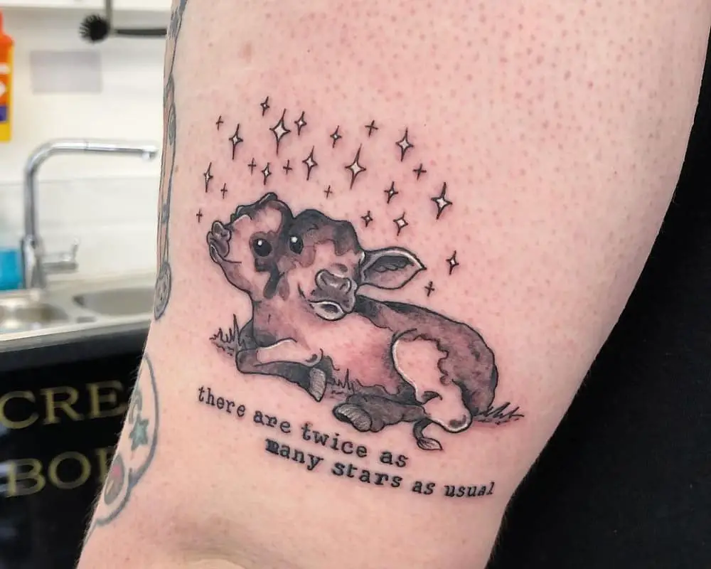 two headed calf for Grace  made goodomentattoo  Instagram