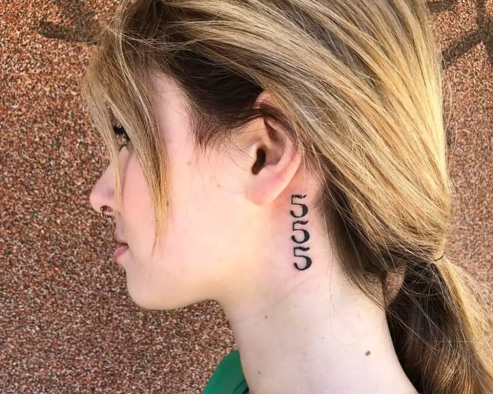 555 Tattoo Meaning & 11 Best Ideas in 2024