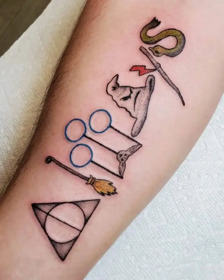 85 Minimalist Harry Potter Tattoos Best Ideas in 2025