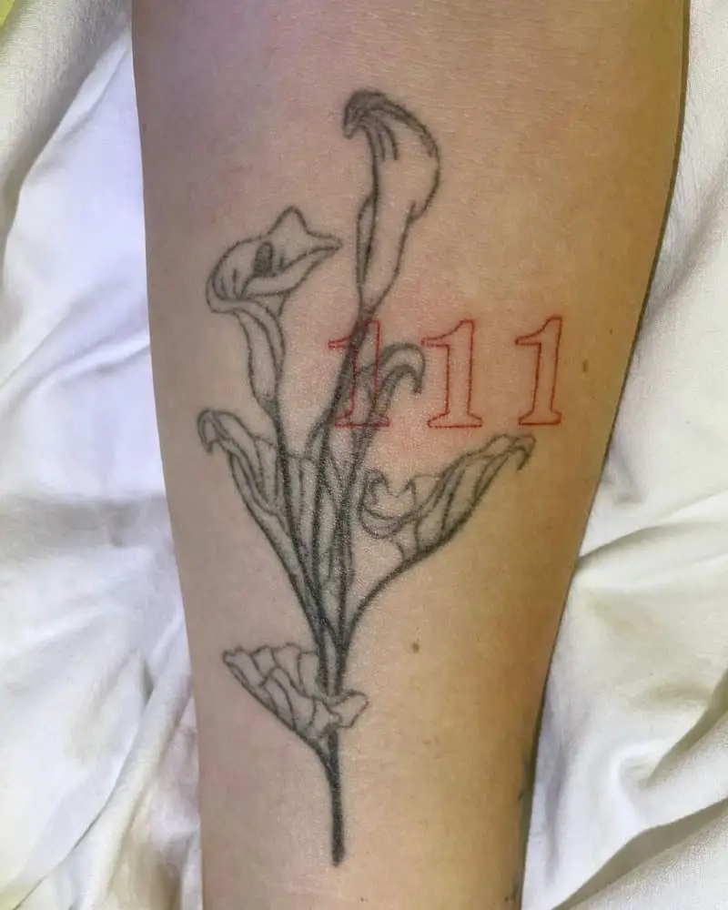 111 Tattoo Meaning & 11 Best Ideas in 2024