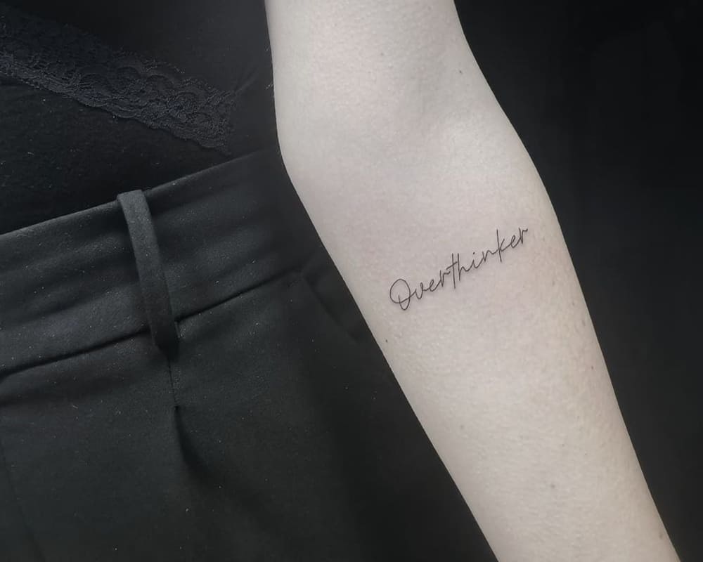 The Overthinker by kkaarrissaannee Ninth Wave Tattoo Asbury Park NJ   rtraditionaltattoos