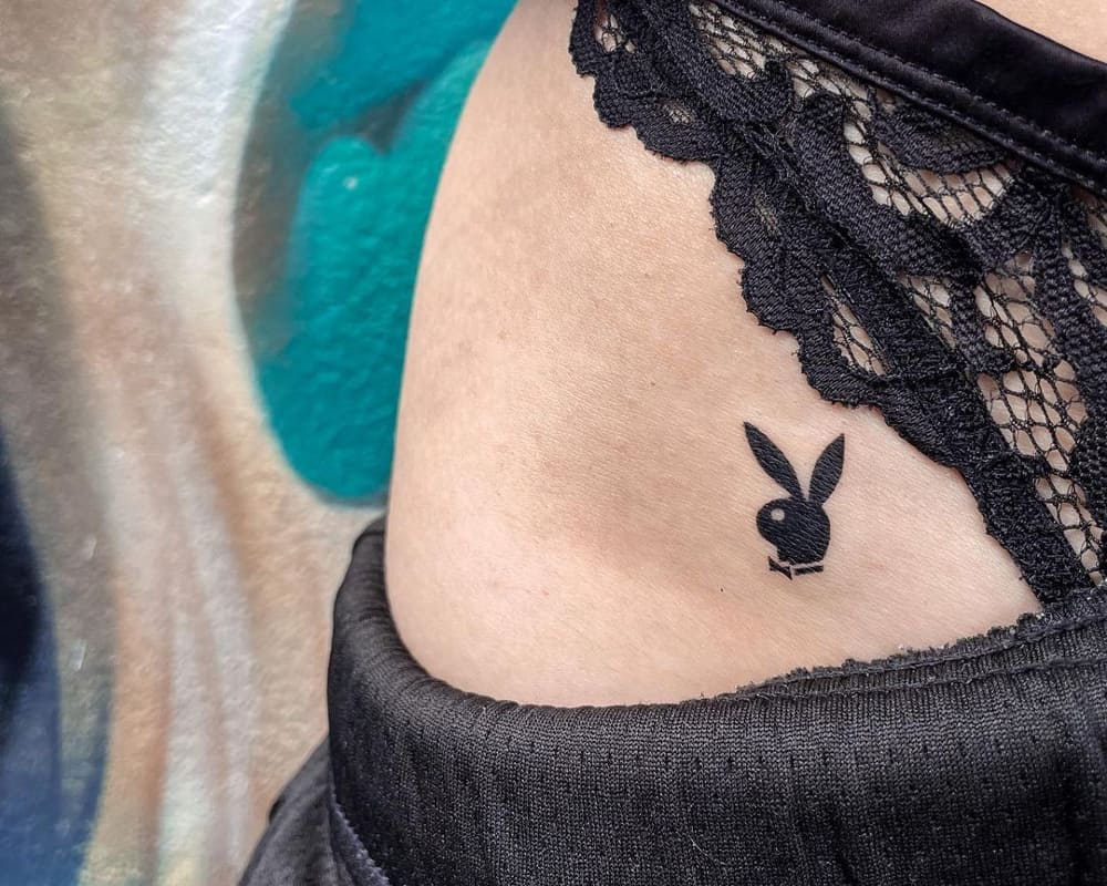 tattoo of a bunny playboy