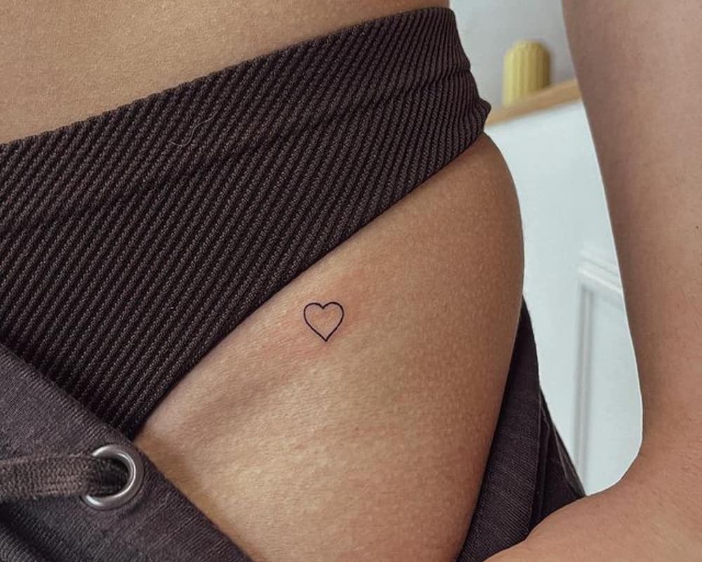tattoo of small heart