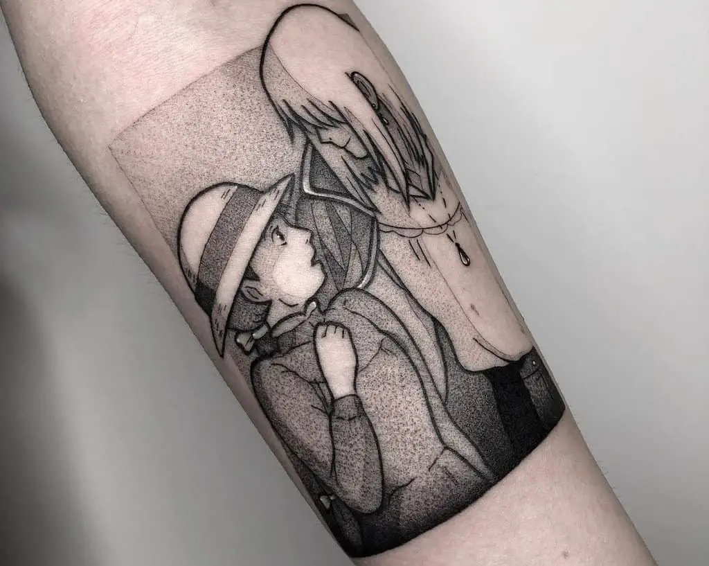 Sophia tattoo on the forearm 