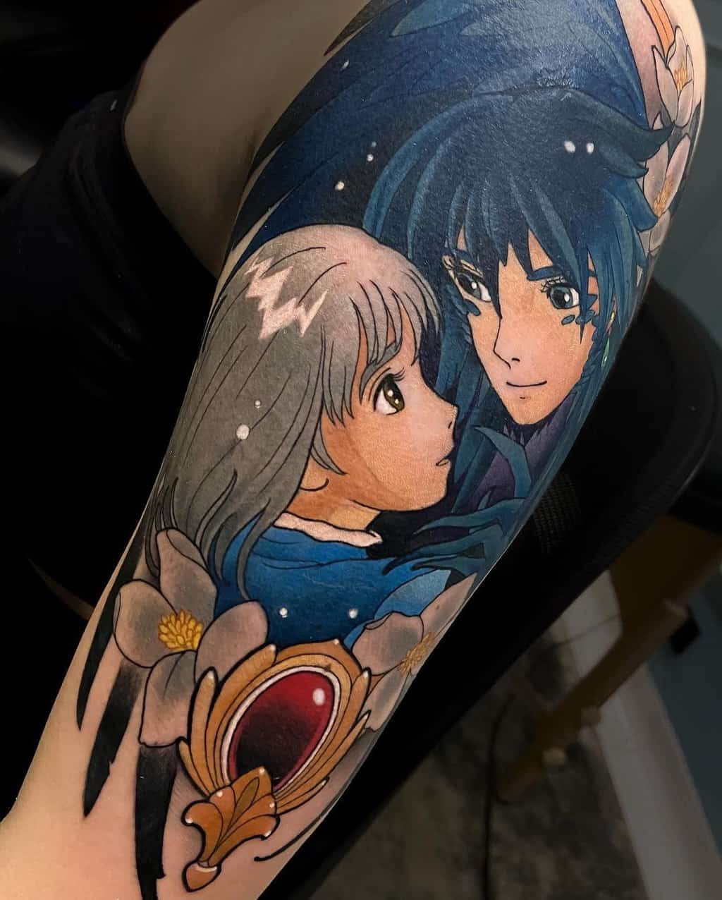 Howl and Sophie tattoo