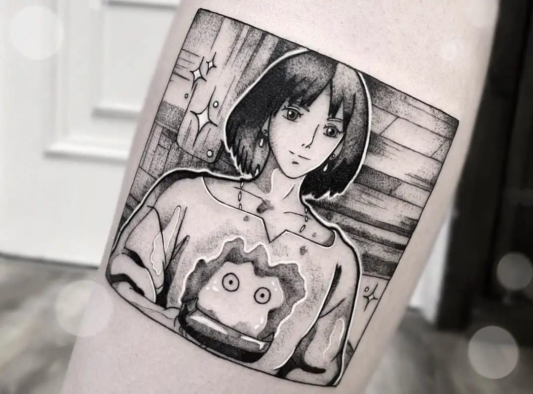Sophie and Calcifer tattoo