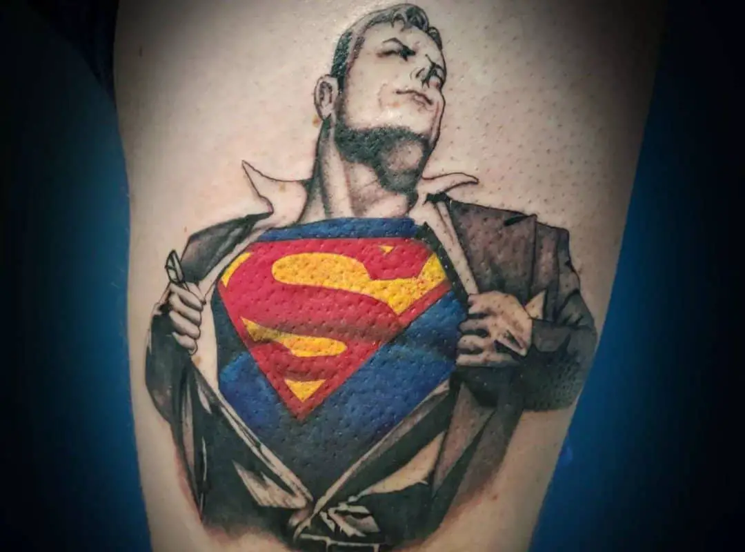 superman tattoo