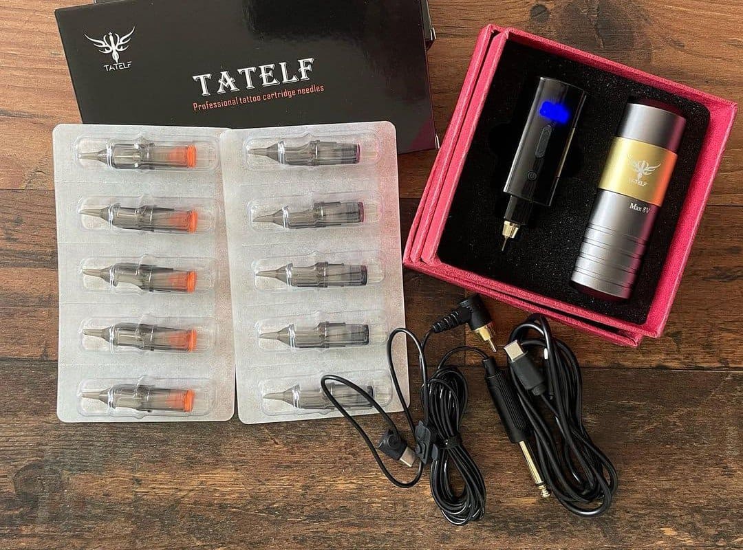 TATELF G12 kit lies on a wooden table