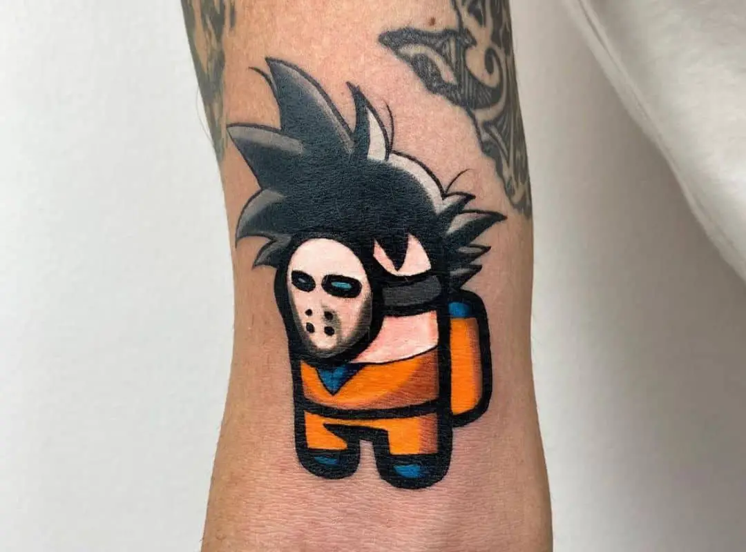 Wolf Impostor with the mask tattoo
