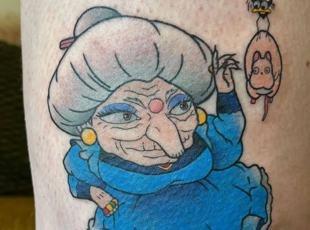 Yubaba stealing a character tattoo