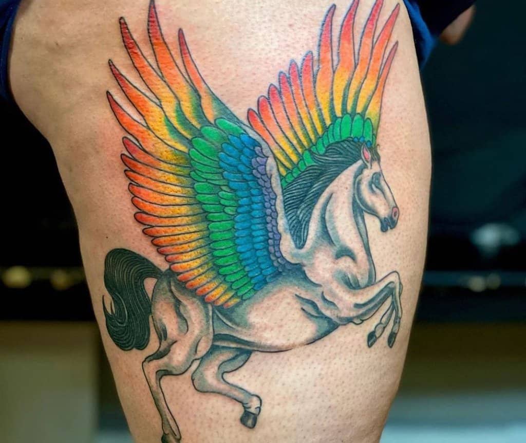 a-tattoo-of-a-pegasus-flying-on-rainbow-wings