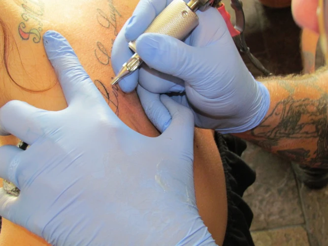 Applying The Tattoo