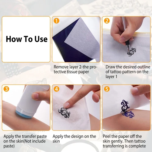 How To Apply Tattoo Transfer Paper To Skin