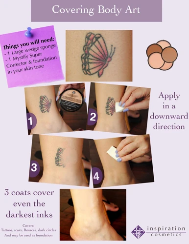 How To Cover A Tattoo Without Makeup