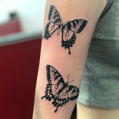 Modern Butterfly Tattoos