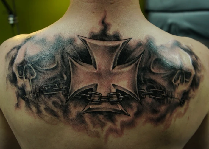 Overview Of An Iron Cross Tattoo
