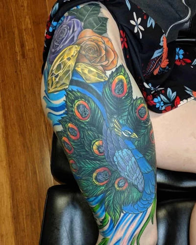 Placement Ideas For Peacock Tattoos