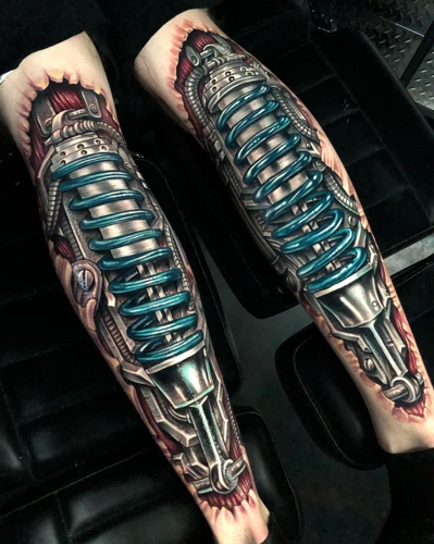 Popular Biomechanical Tattoo Designs