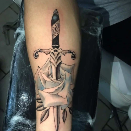 Popular Placement For Dagger Tattoos