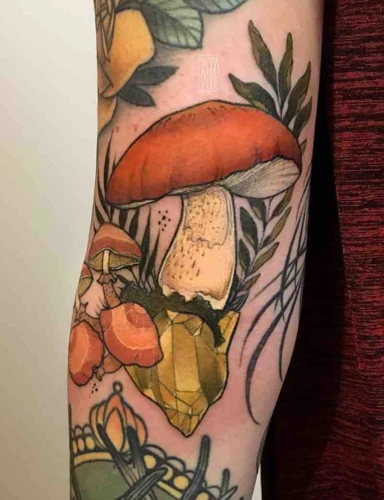 Types Of Mushroom Tattoos