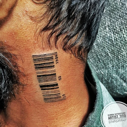 What Does A Barcode Tattoo On The Neck Mean?
